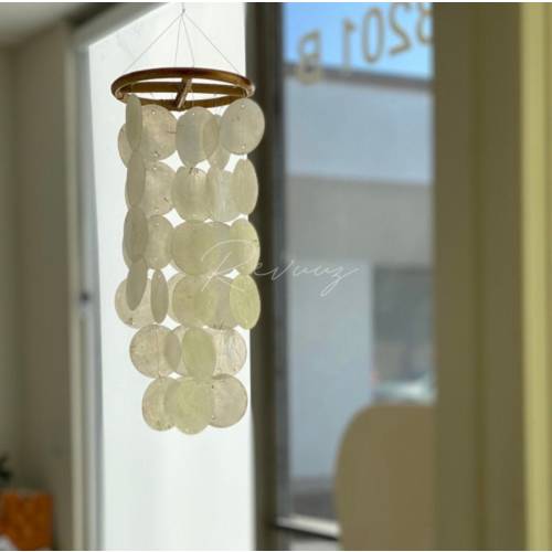 Capiz shell mobile / Must Have Item for home / Nature Based Livingroom Decoration / Seashell Beach Welcome mobile