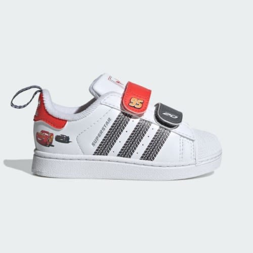 adidas Pixar Cars Superstar II Comfort Closure Shoes Kids