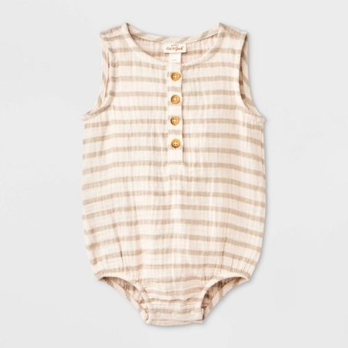 Baby Boys' Gauze Romper - Cat & Jack™