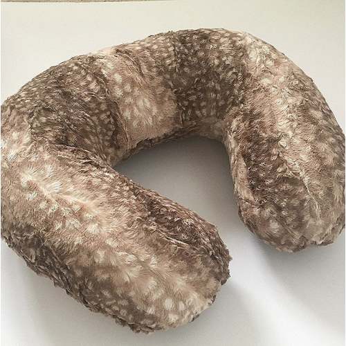 Nursing Pillow Cover Fawn Minky Baby Deer Minky Soft Brown Tan Cream Baby Gift Shower Gift