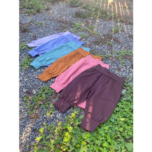 Organic Cotton baby pants - stretchy pants for little legs - soft baby pants