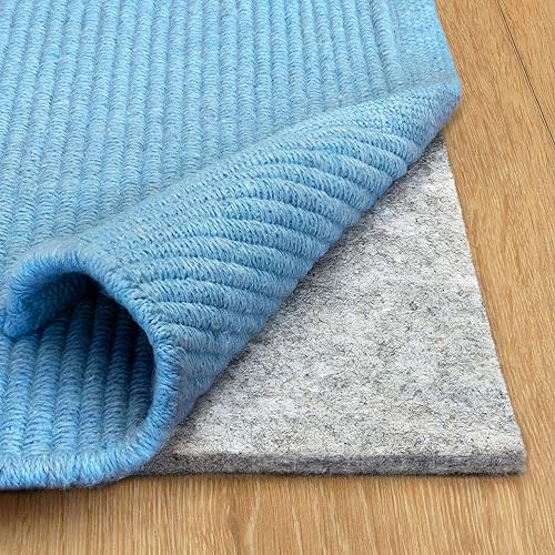 RUGPADUSA - Basics - 7'x10' - 1/4" Thick - 100% Felt - Protective Cushioning Rug Pad - Safe for All Floors and Finishes Including Hardwoods