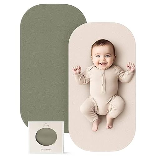 Konssy Faux Leather Baby Changing Mat
