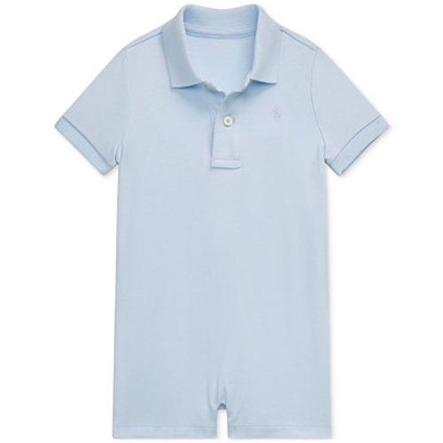 Baby Boys Cotton Short Sleeved Polo Shortall