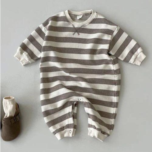 Striped Long Sleeve Jumpsuit – Teeny Mini Me