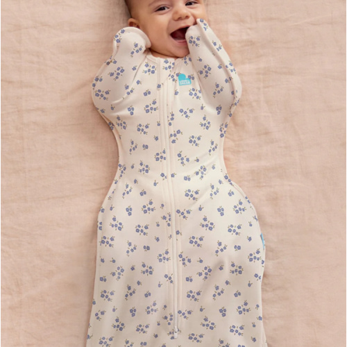 Swaddle Up™ 1.0 TOG Cotton Jacaranda Meadow