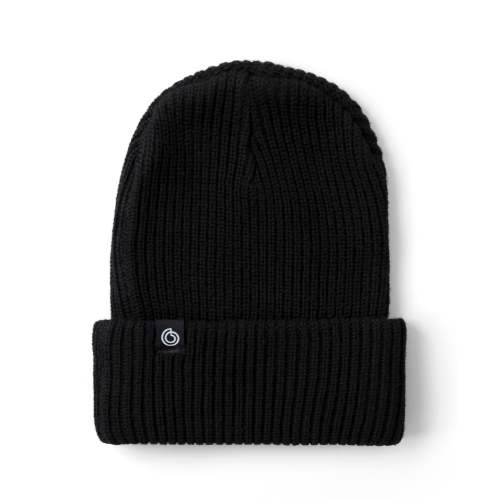 Black Bamboo Knit Beanie