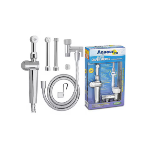 Aquaus Chrome Toilet Mounted Diaper Sprayer ADST-360 at Lowes.com