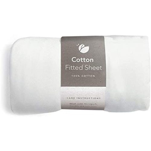 GUAVA FAMILY - Lotus Crib 100% Cotton Fitted Sheet | Perfect, Manufacturer-Approved Fit, Soft & Safe for Infants, Baby and Toddlers, Unisex, Boys & Girls