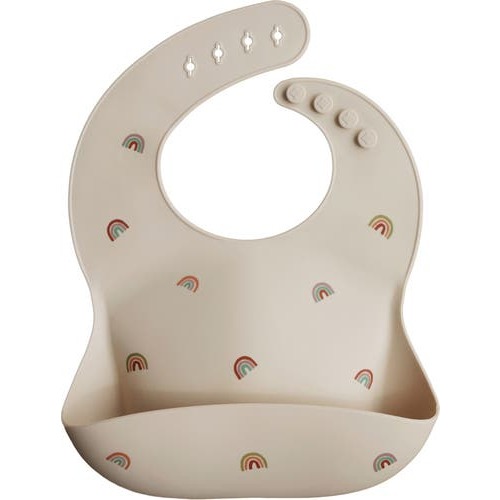 Rainbows Silicone Bib