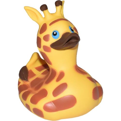 Wild Republic Rubber Ducks, Bath Toys, Kids Gifts, Pool Toys, Water Toys, Giraffe, 4"