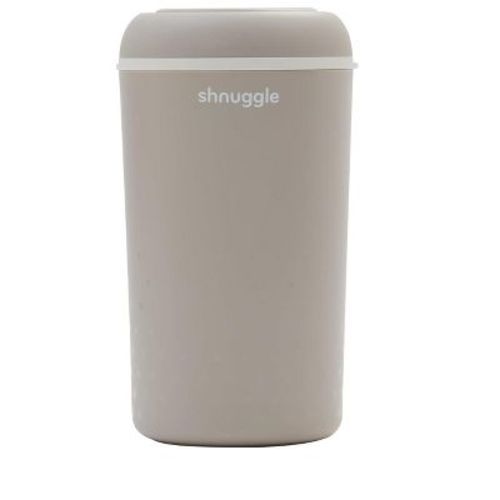 Shnuggle Eco-Touch Nappy Bin Diaper Pail Taupe One Size