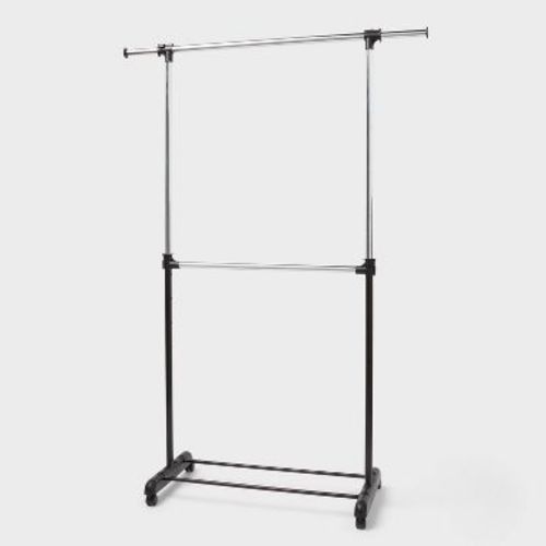 Adjustable Double Rod Garment Rack - Brightroom™