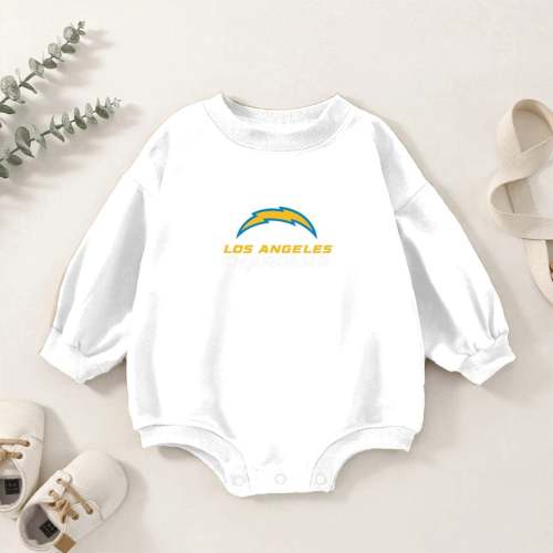 Chargers Football Baby Romper Sweatshirts Kids's 0-3M White sold by Bn2149991 | SKU 2371821539 | Printerval