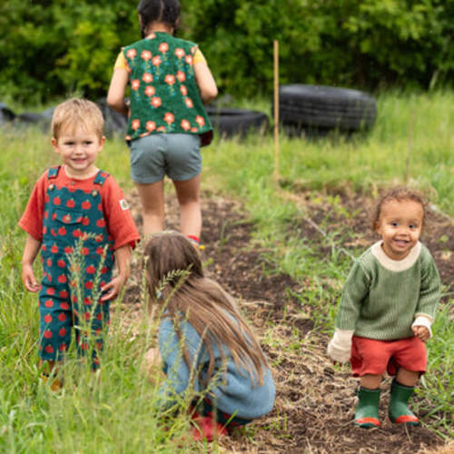 Chive Organic Waffle Playsuit – Little Green Radicals