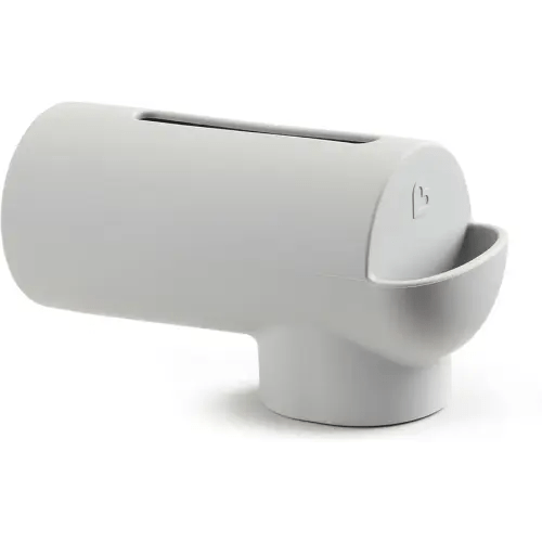 Munchkin® Soft Spot™ Bath Spout Cover for Baby, Bathtub Guard with Built-in Bubble Bath Dispenser, Silicone, Grey