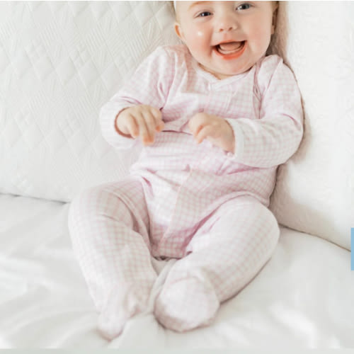 Peek-A-Boo Wishes Footie - Pink – Magnolia Baby