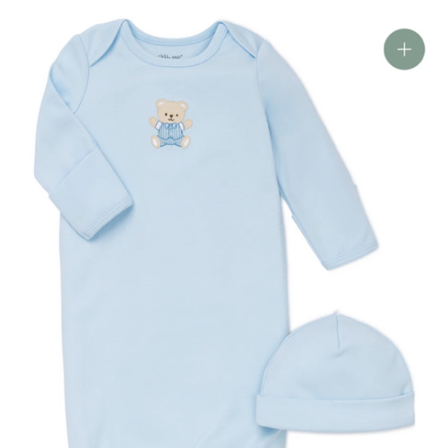 Cute Bear Sleeper Gown And Hat