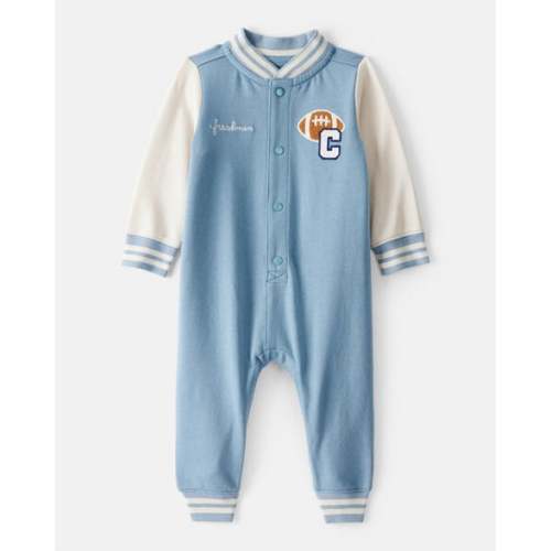 Baby Boy Varsity Jumpsuit - Blue - Carter's | Carter's