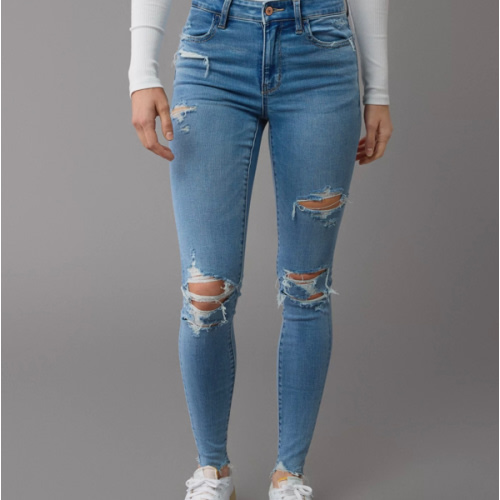 AE Next Level Ripped High-Waisted Jegging