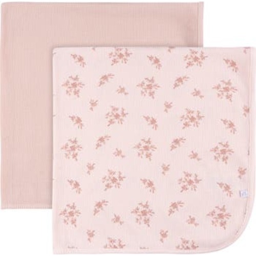 Blue Cotton Blankets 2-Pack Set