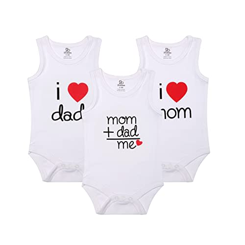2 Babies unisex-baby 3-pack Sleeveless Onesies Bodysuits