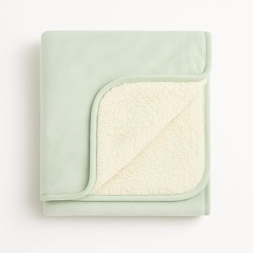Ultra Plush 30x40 Super Soft Sherpa Baby Blanket, Durable, Machine Washable, Gentle on Baby's Skin - Ideal Baby Blankets for Boys & Girls