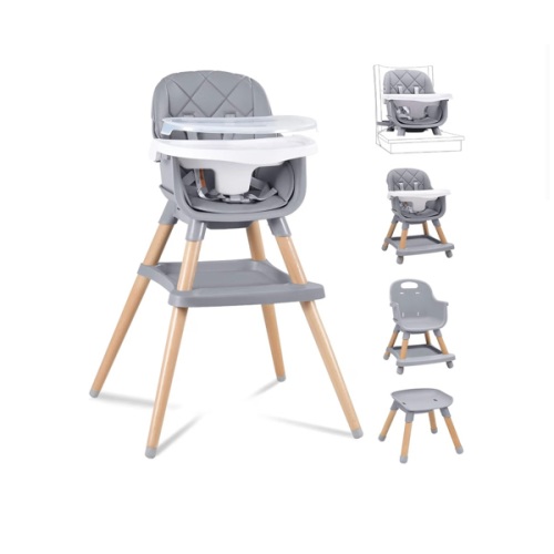 Amazon.com : Babyliebe Baby High Chair, 8 in 1 Convertible Wooden High Chair for Babies and Toddlers, Converts to Booster Seat, Toddler Chair & Stool, with Removable Double Tray, Adjustable Legs & Footrest (Green) : Baby