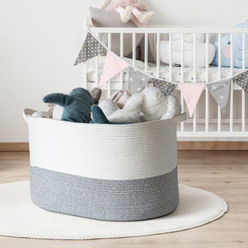 HoogaLife Fabric Basket & Reviews | Wayfair