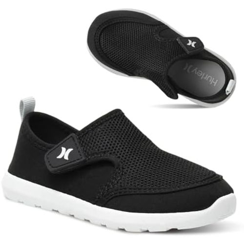 Hurley Kids Toddler Water Shoes Spence- Quick-Dry Water Shoes for Boys and Girls, Lightweight, Easy Slip-On with Adjustable Upper - for Beach, Water Play and Pool Fun