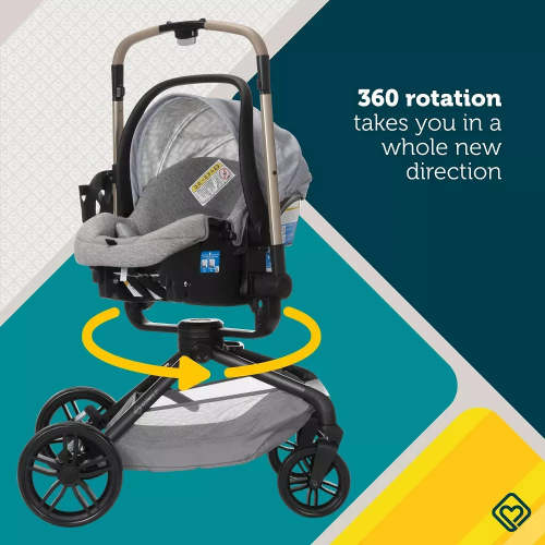 360 Rotating Modular Travel System - French Gray