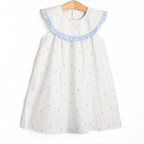 Wildflower Winds Dress, Blue – Stitchy Fish