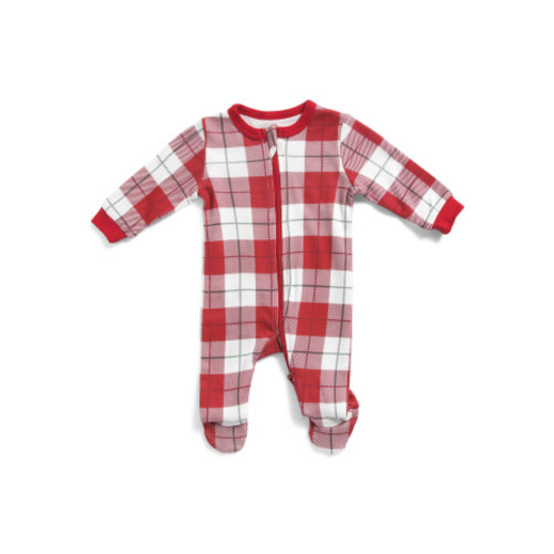 Infants Plaid Footed Coveralls | Baby Boys (0-24m) | Marshalls
