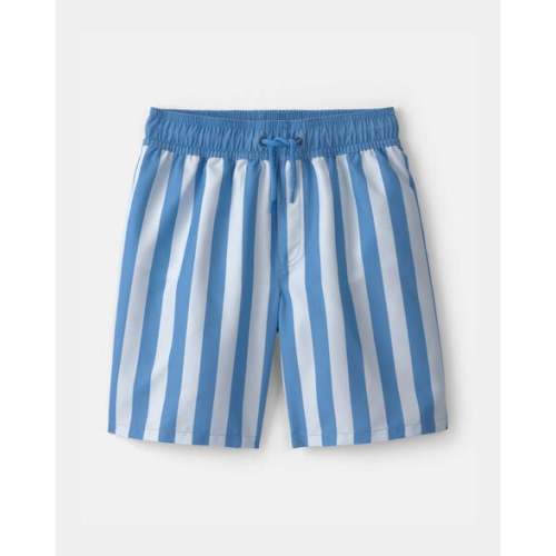 Boys Striped Swim Trunks - Blue | Carter's