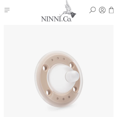 Ninni Pacifier Oatmeal 1 Pack