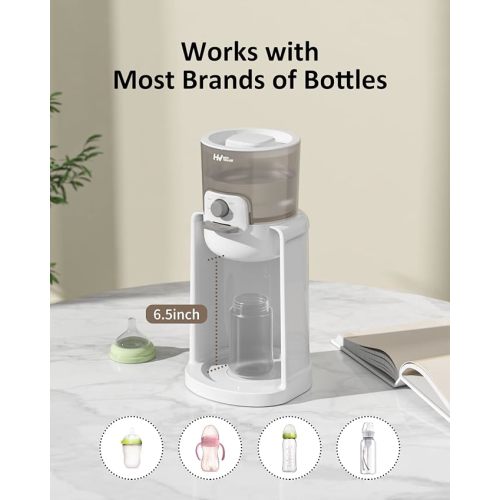 Water Warmer, HEYVALUE Baby Bottle Warmer, Formula Maker with Night Light, 4 Temperature Control & 72H Keep Warm, Detachable Tank, Instantly Dispenses Warm Water, Feed Baby More Easier and Healthier