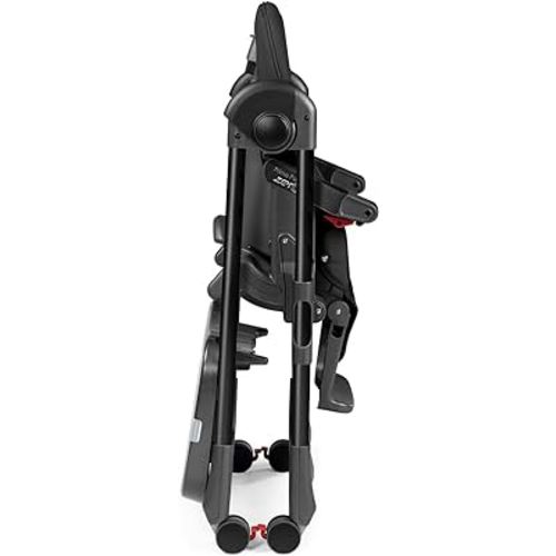Peg Perego Prima Pappa Zero 3 - High Chair - for Children Newborn to 3 Years of Age - Made in Italy - True Black (Black)