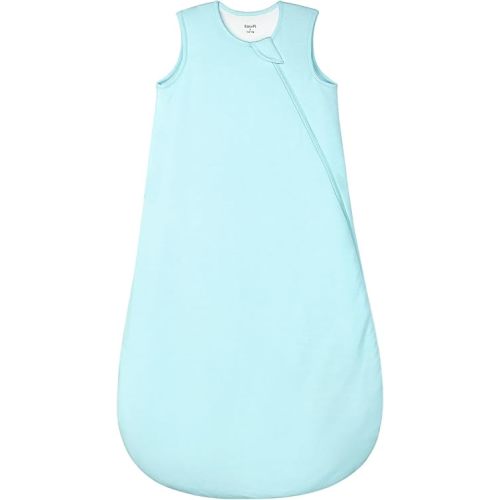 Rayon Made from Bamboo Sleep Sack 6-12 Months Ultra Soft Toddler Sleep Sack 1.0 Tog Baby Wearable Blanket Unisex Sleeping Bag for Babies Infant with 2-Way Zipper