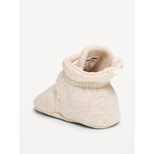 Jersey-Knit Booties for Baby
