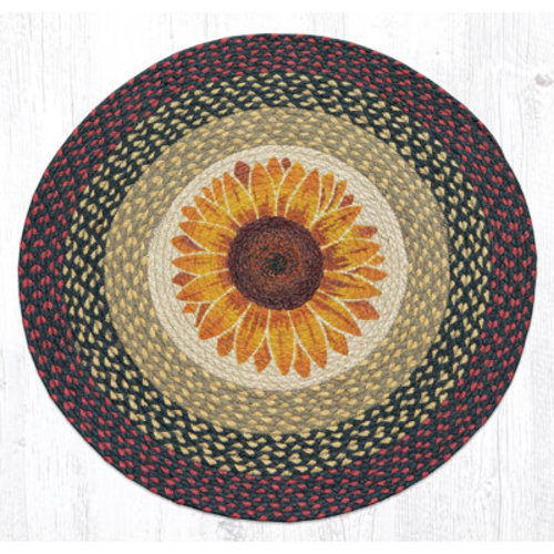 EarthRugs Sunflower Printed Area Rug | Wayfair