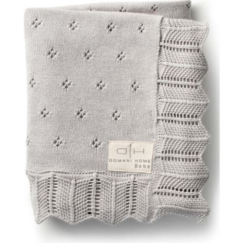 Scallop Pointelle Baby Blanket