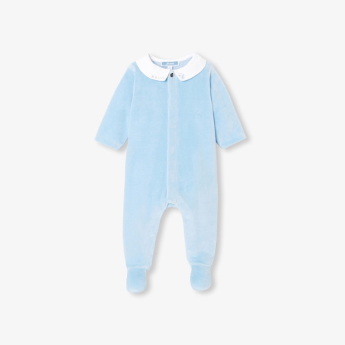 Baby boy velvet pyjamas