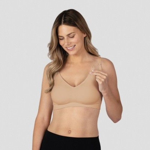 Bravado! BASICS Double Layer Seamless Maternity and Nursing Bra - Nude L