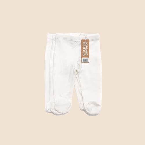 Natural Footed Baby Trousers - Pack of 3 – Little Green Radicals