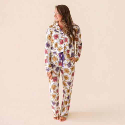 Peanut Butter Jelly Time Women's Luxe Pajama Pant Set