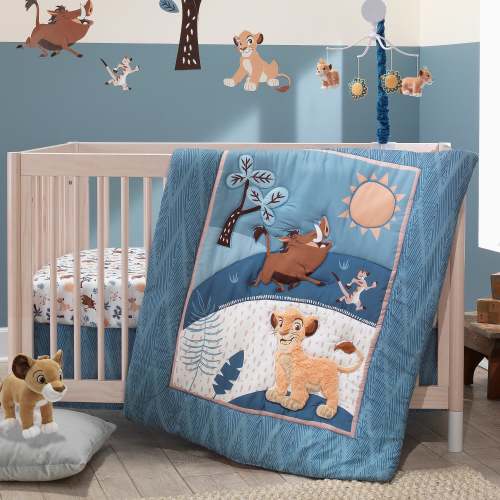 Disney Baby Lion King Safari 3-Pc Infant Nursery Crib Bedding Set – Lambs & Ivy