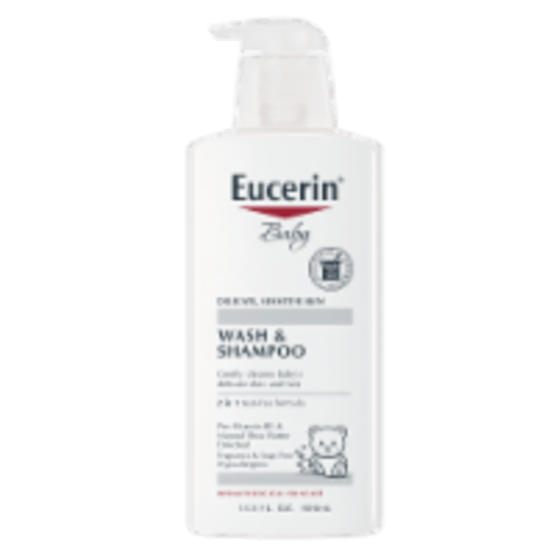 Eucerin Baby Unscented Baby Shampoo And Body Wash, Tear Free Baby Shampoo And Wash, 13.5 fl oz