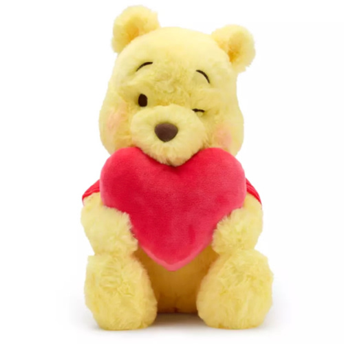 Winnie the Pooh with Heart Plush – 13'' – Disney Store Japan | Disney Store