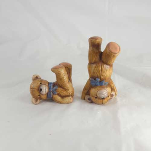 Silly thrifted bear art