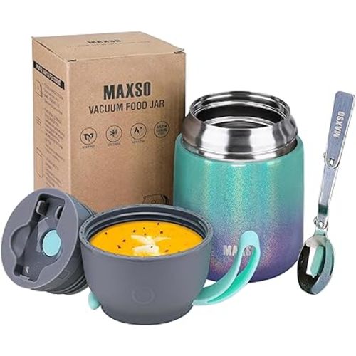 Insulated Thermos Jar 17 oz (Rainbow)